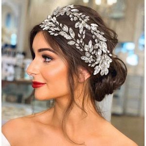 Rhinestone Wedding Headband,Bridal Headpiece